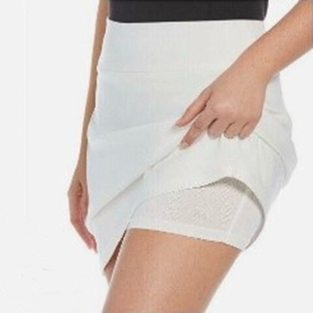 RAFAELLA WOMEN'S STRETCH SKORT WITH POCKETS White‎ Size XXL